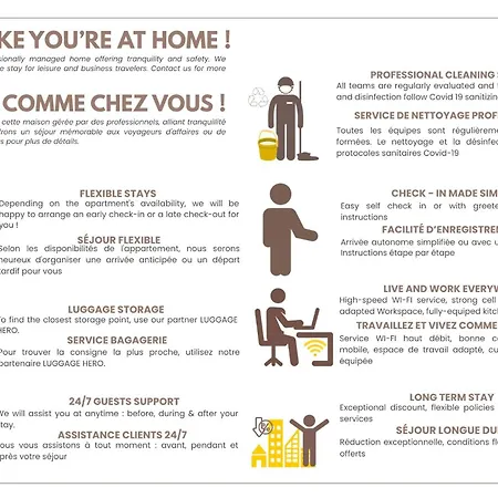 Daire Porte De Versailles - Executive With Lift *